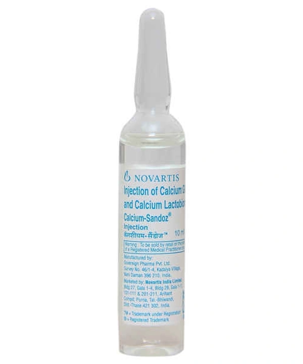 Calcium Sandoz 10ml Injection - 1 Ampule