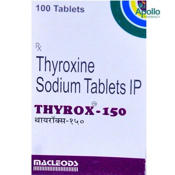 Thyrox 150 Tablet - 1 Bottle of 100 Tablets