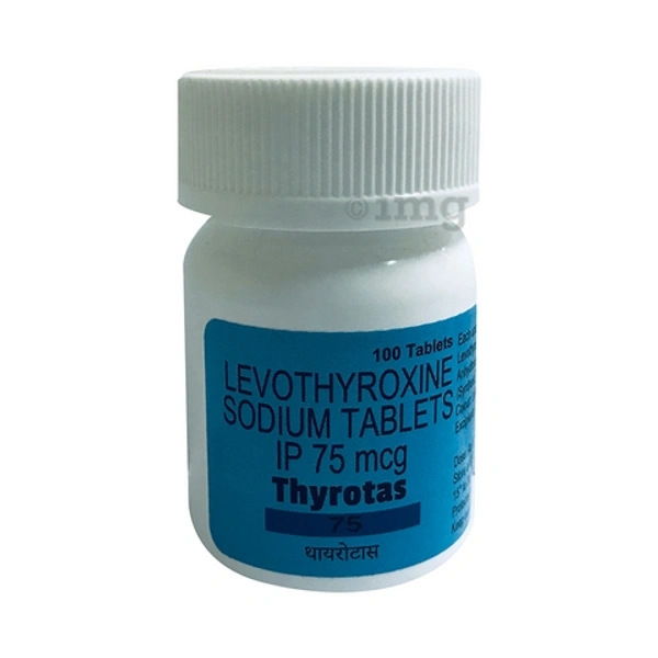 Thyrotas 75 Tablet - 1 Bottle of 100 Tablets
