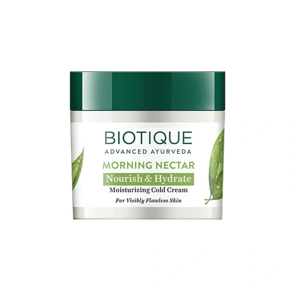 Biotique Morning Nectar Nourish & Hydrate Moisturizing Cold Cream - 175gm