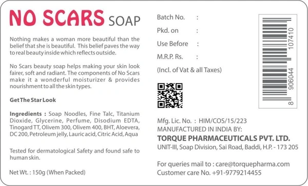 NO Scars Soap - 150gm