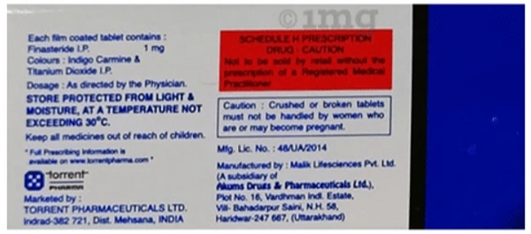 Finast 1mg Tablet - 1 Strip