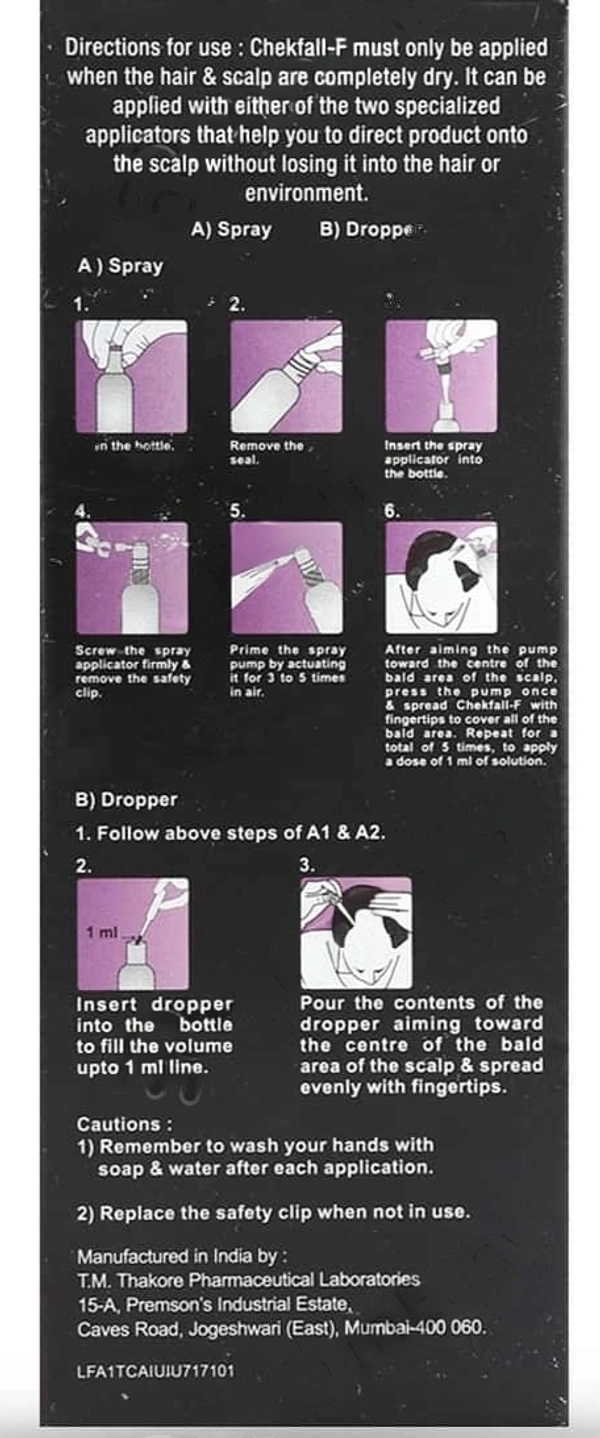 Chekfall 5% Solution - 60ml