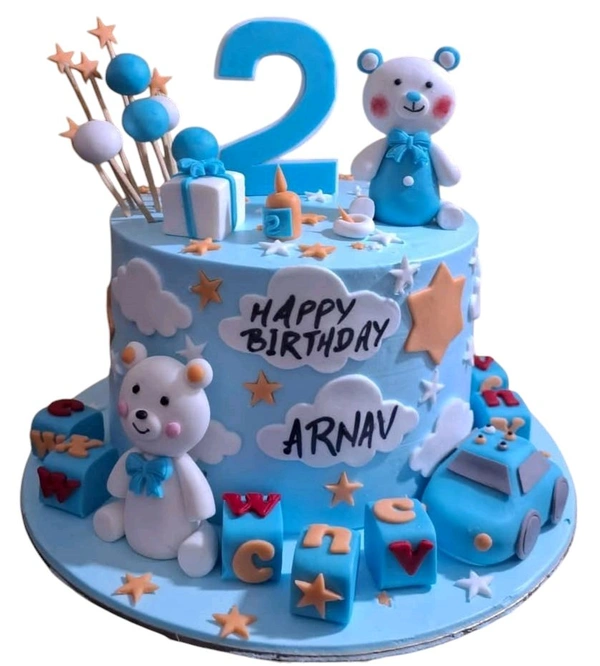 Taddy Bear Happy Birthday Cake - 5.5 Kg