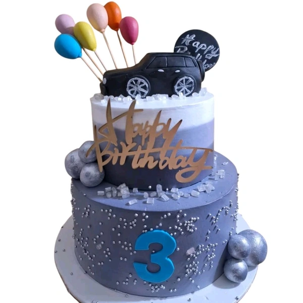 Car Theme Birthday Cake - 1.5 Kg