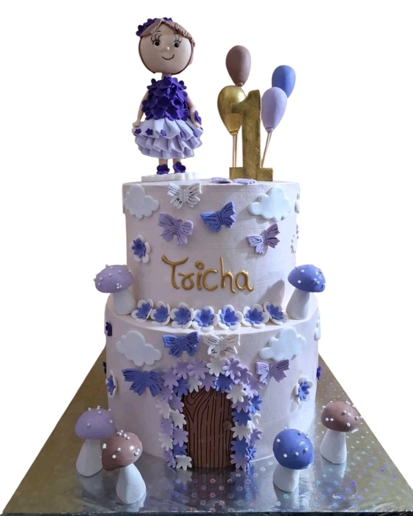 Enchanted Fairy Garden Cake - 1.5 Kg