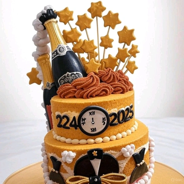 New Year Eve Celebration Cake - 5 Kg