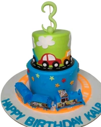Car and Train Cake - 7 Kg