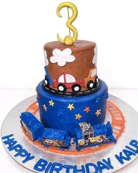 Car and Train Cake - 7 Kg