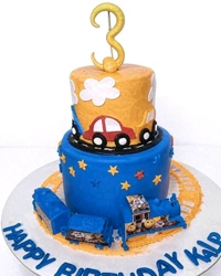 Car and Train Cake - 7 Kg