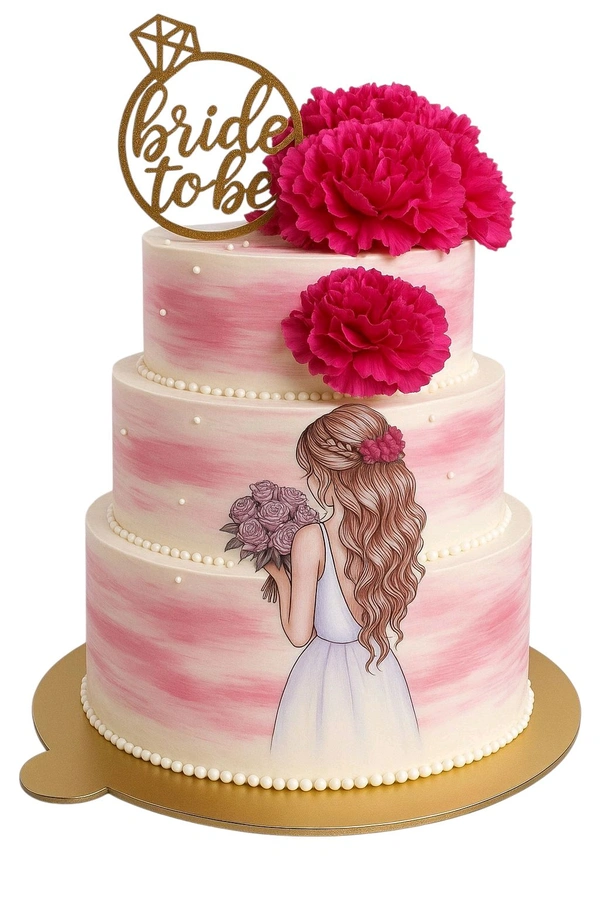 Bride To Be Cake - 1.5 Kg