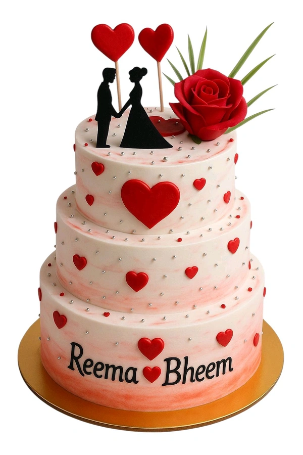 Couple 's Anniversary Cake - 2.5 Kg