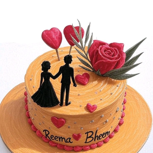 Couple 's Anniversary Cake - 2.5 Kg