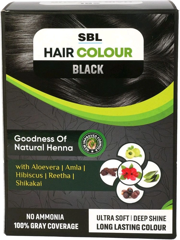 SBL Hair Colour Black - 8gm