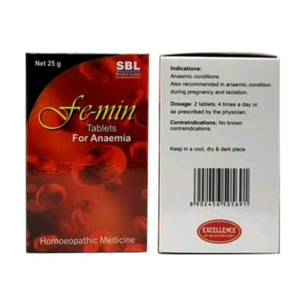 SBL Fe-min Tablets - 25gm