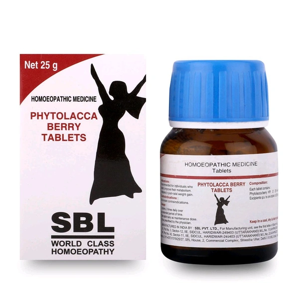 SBL Phytolacca Berry Tablets - 25gm