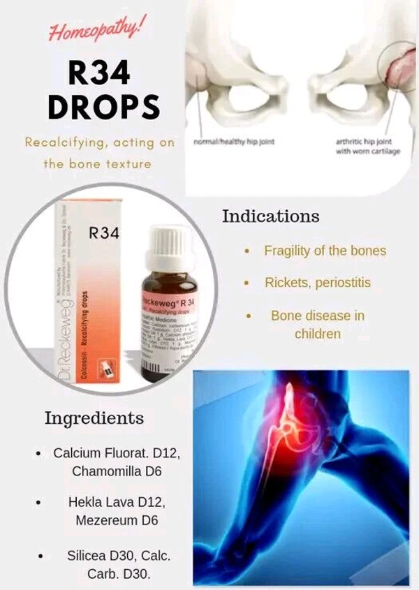 Dr. Reckeweg R34 Recalcifying Drop - 22ml