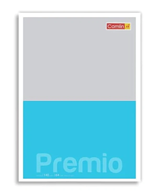 CAMLIN PREMIO A4 (297*210) 64 GSM SINGLE LINE 300 PAGES NOTEBOOK - Blue