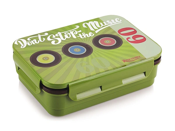 Rishab MILANO Steel Insulated Tiffin Box / Lunch Box - Big, Green