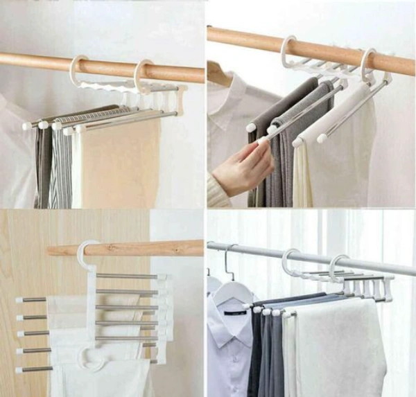 Multipurpose Space Saving 5 Layer Hanger