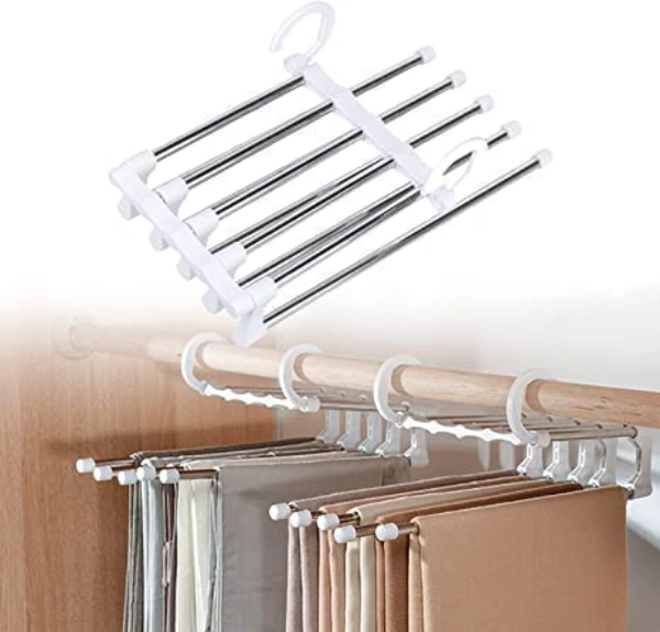 Multipurpose Space Saving 5 Layer Hanger