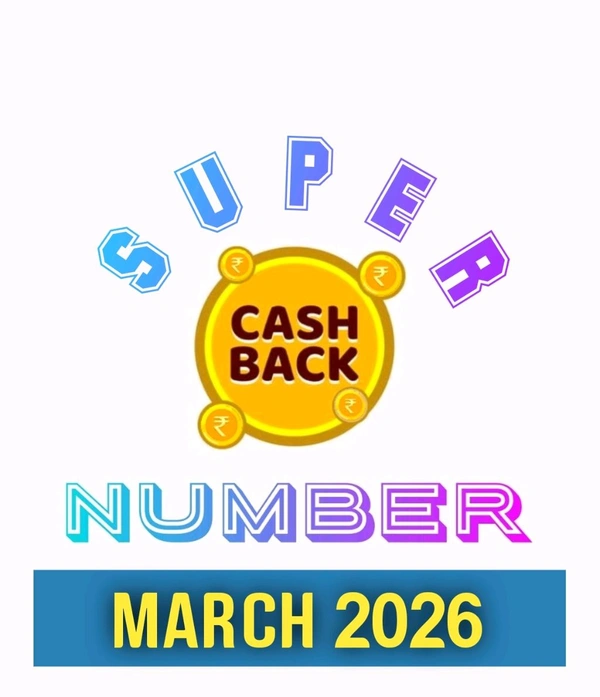 MARCH CASHBACK NUMBERS MARCH CASHBACK No.