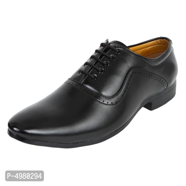 Black Slip on Formal Shoes for Men and Boys - Black, uk6