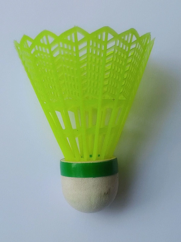 Badminton Racquets Accessory Plastic Shuttle Cock Pack of 1