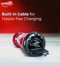 Eveready HL58, Rechargeable 4.8W Emergency Lantern, Overcharge & Deep Discharge Protection, Easy Plug & Play Charging, 360° Lighting