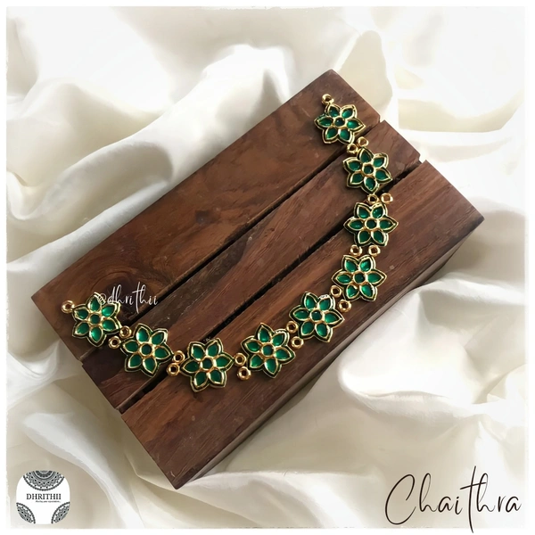 CHAITHRA - FLORAL D733 - GREEN