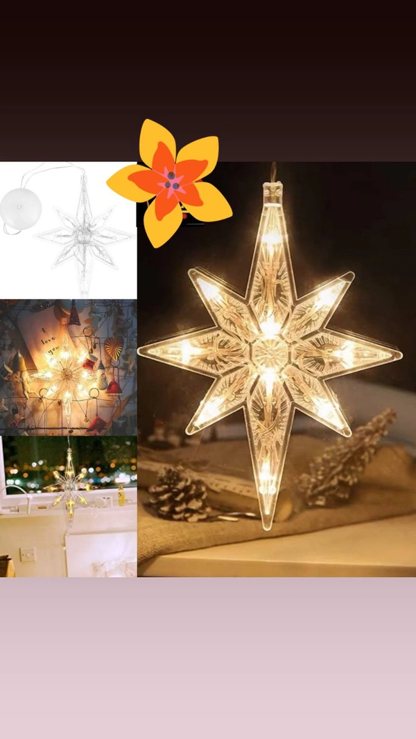 *10 LED Polaris String Lights**Price - ₹ 580/-*Features: - Low power consumption, long service time, safe and reliable.- Used to decorate Christmas trees or Christmas parties to have fun and enjoyment.- You can use it to decorate your house and celebrate the festival in a perfect atmosphere.- Can be used anywhere, indoors or outdoors. Dress up your home, porch, garden, or yard and 