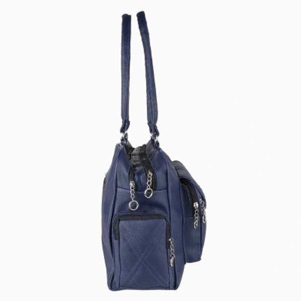 Women Blue Satchel - Blue