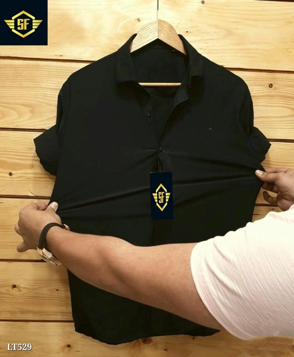 Singh Fashion Catalog Name: Most demanding lycra shirts for him by Singh fashionSize M-38 L-40 XL-42 Xxl-44Awosome colorsLycra shirtFull sleevesOpening video is compulsory for all orders - Singh Fashion, Black, XXl 44
