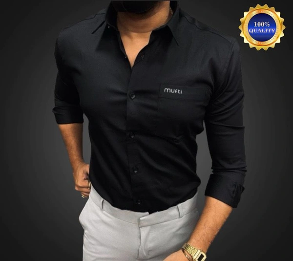 Mufti Plane Shirt For Men - M