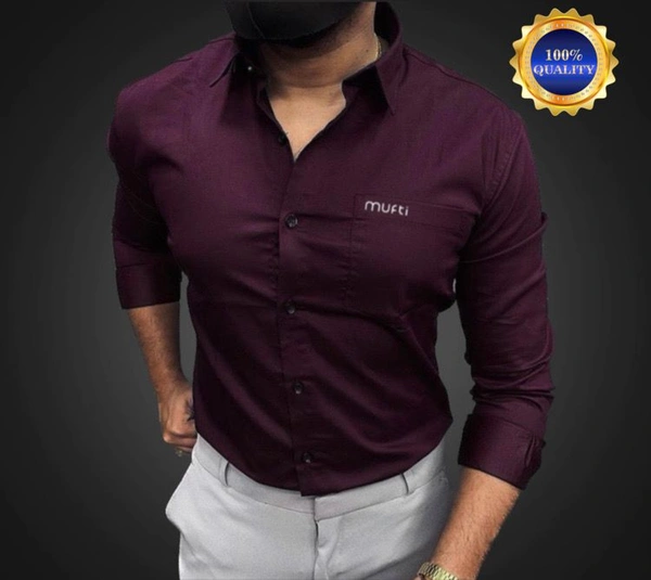 Mufti Plane Shirt For Men - L