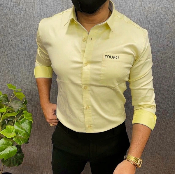Mufti Plane Shirt For Men - M