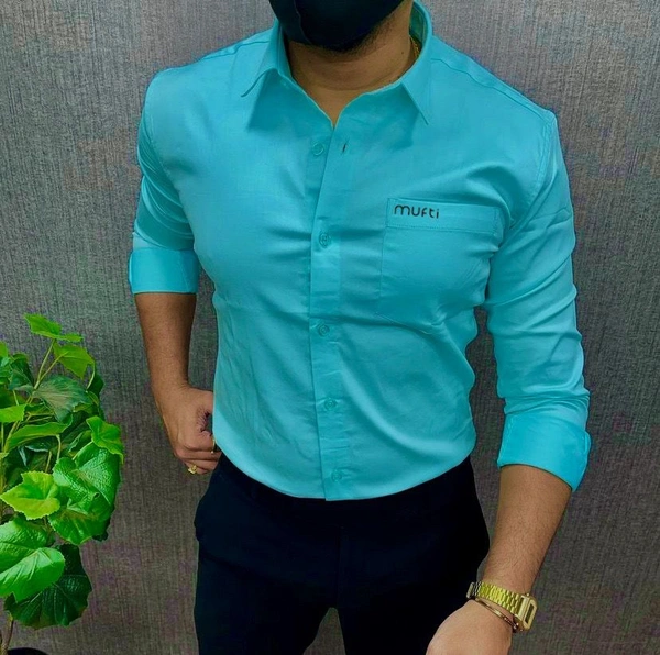 Mufti Plane Shirt For Men - M