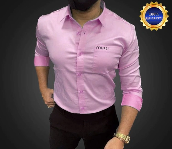 Mufti Plane Shirt For Men - M