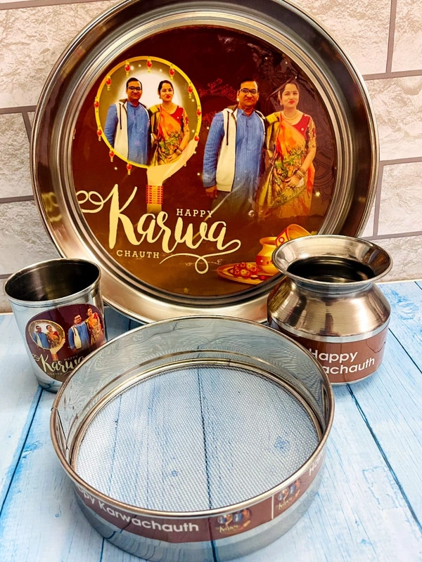 Karwachath Photo Thali Set - 1