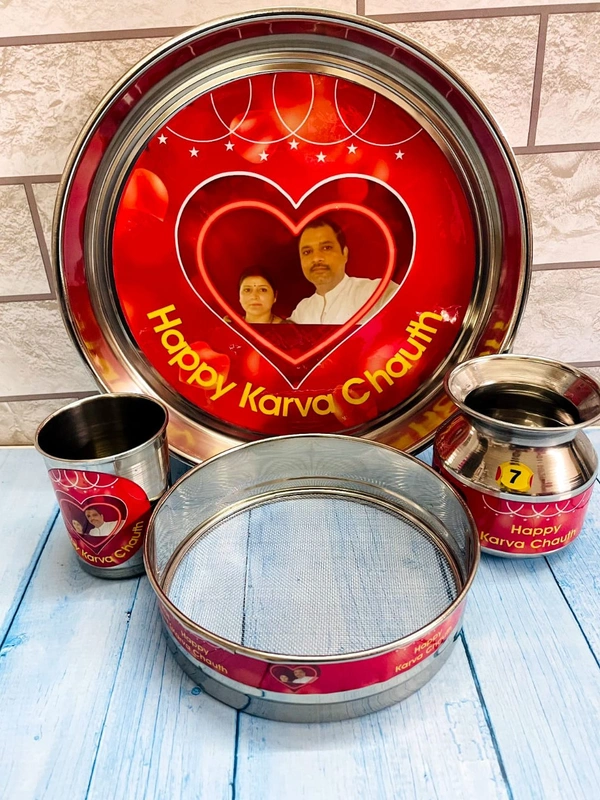 Karwachath Photo Thali Set - 1