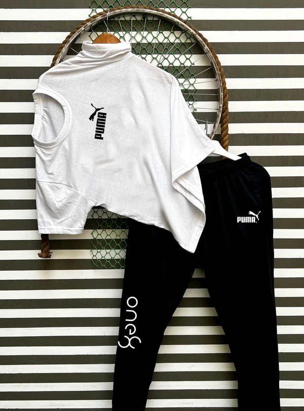 Jf Puma Tshirts + Lowar Combo - Jf, XXl