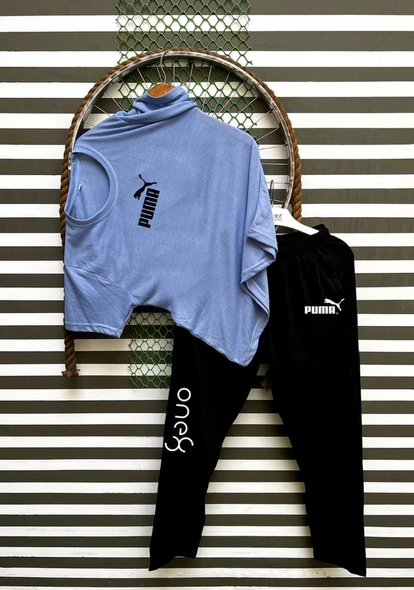 Jf Puma Tshirts + Lowar Combo - Jf, XXl