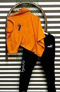 Jf Puma Tshirts + Lowar Combo - Jf, XXl