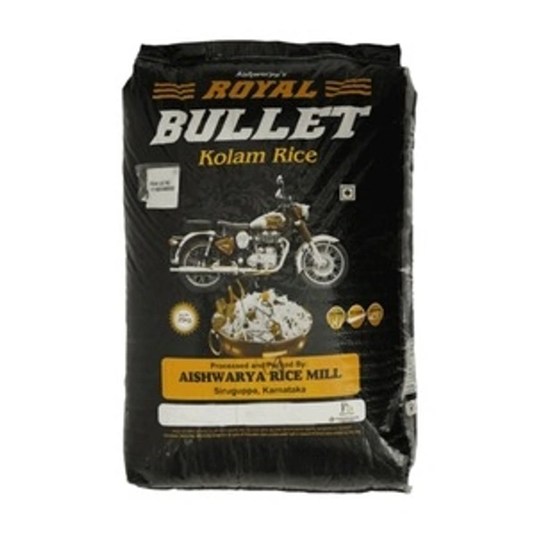 Aishwarya's Royal Bullet Kolam Rice RNR Lachkari - 25Kg