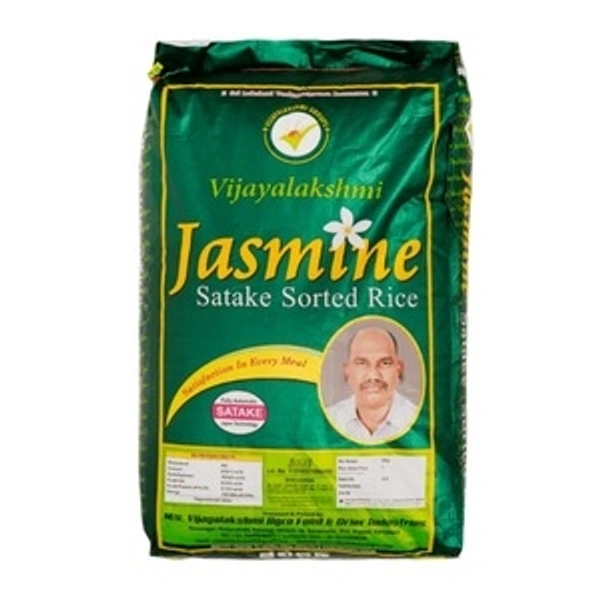 Vijayalakshmi Jasmine Satake Sorted Rice Sona Masoori - 26Kg