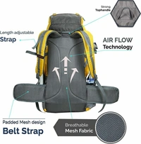 HK1-Y TREKKING BAG 65L HIKING BACKPACK TRAVEL RUCKSACK