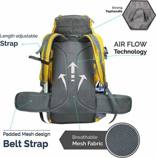 HK1-Y TREKKING BAG 65L HIKING BACKPACK TRAVEL RUCKSACK