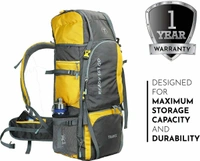 HK1-Y TREKKING BAG 65L HIKING BACKPACK TRAVEL RUCKSACK