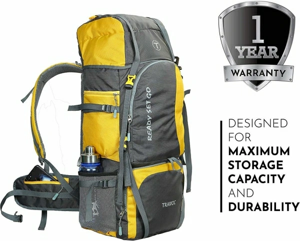 HK1-Y TREKKING BAG 65L HIKING BACKPACK TRAVEL RUCKSACK