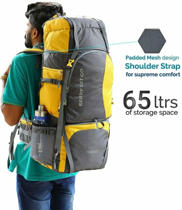 HK1-Y TREKKING BAG 65L HIKING BACKPACK TRAVEL RUCKSACK